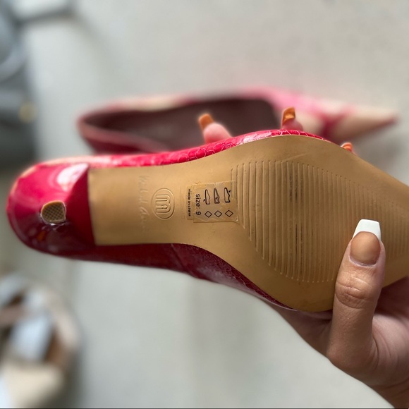 MICHAEL ANTONIO Snake Skin extra pointy toe stiletto - Picture 5 of 6